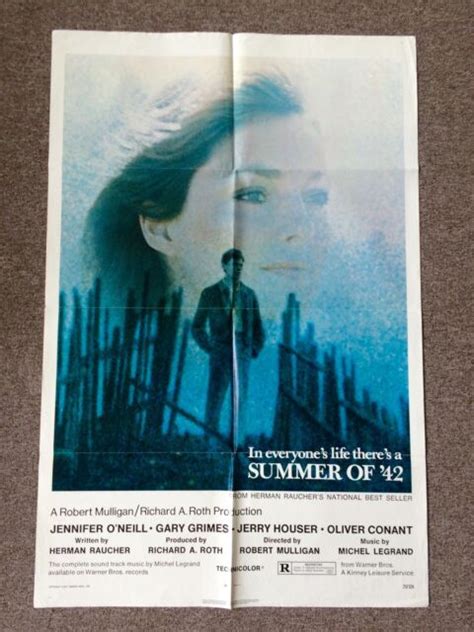 Summer Of '42 Original One Sheet Movie Poster Jennifer O'neill Gary Grimes | eBay