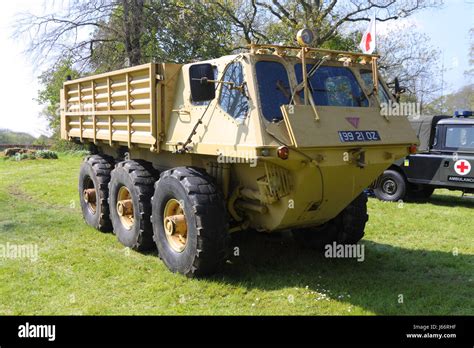 Alvis Stalwart amphibious 6 wheeled miltary vehicle Stock Photo - Alamy