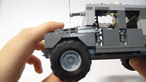 Lego Military MOC Humvee Gadgets, Functions and small building guide - YouTube