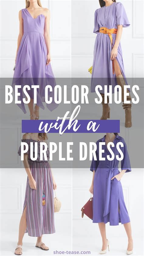 8 Best Color Shoes to Wear with a Purple Dress Outfit | Purple dress ...