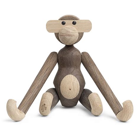 Kay Bojesen Wooden monkey, small, smoked oak | Finnish Design Shop