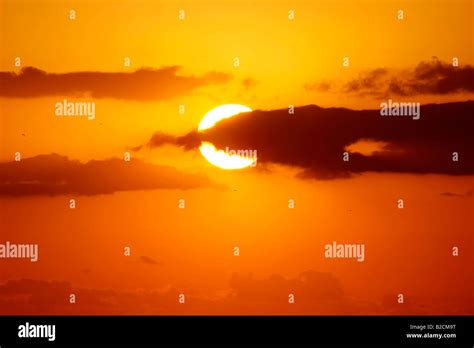 The Sunset over the Tokyo Bay Japan Stock Photo - Alamy