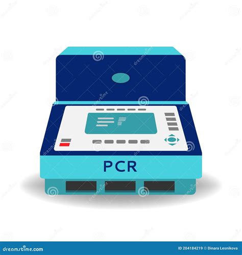 PCR Thermal Cycler Isolated Vector Illustration | CartoonDealer.com #204184219