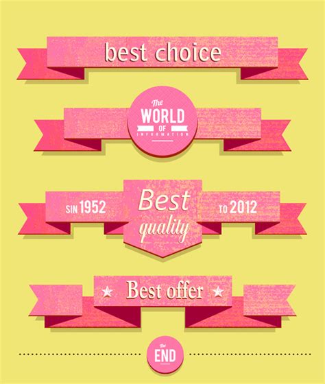 Photoshop ribbon banner brushes free vector download (14,252 Free ...