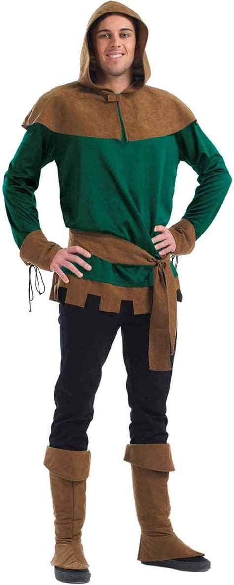 Mens Fairytale Costume Adults Medieval Prince Of Thieves Outfit: Amazon.co.uk: Clothing