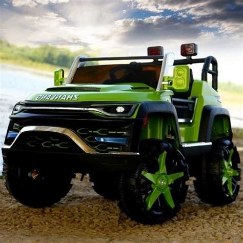 Green And Black KP 6699 Kids 2 Seater Ride Jeep at Rs 16000 in Udaipur ...