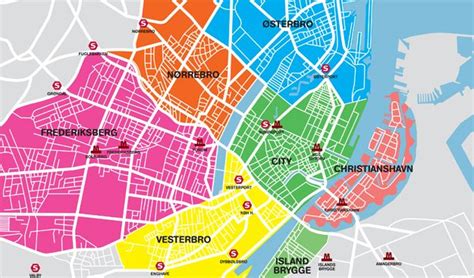 Copenhagen Neighborhoods Map