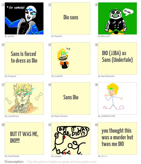 Dio sans - Drawception