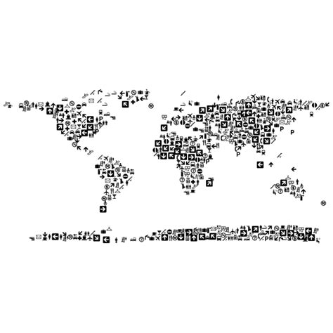 World Map Icons | Free SVG