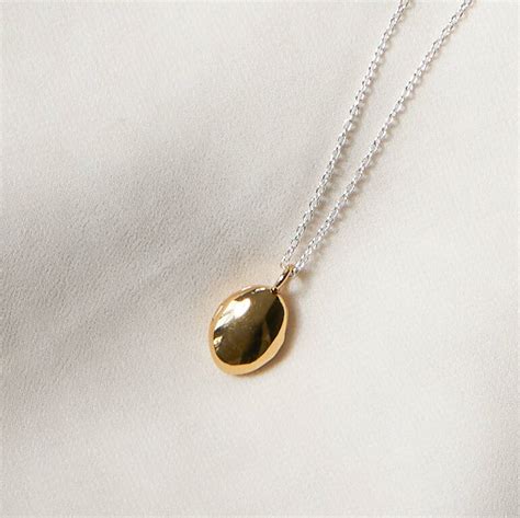 Oval Locket Necklace Gold Plated By About Me Jewellery