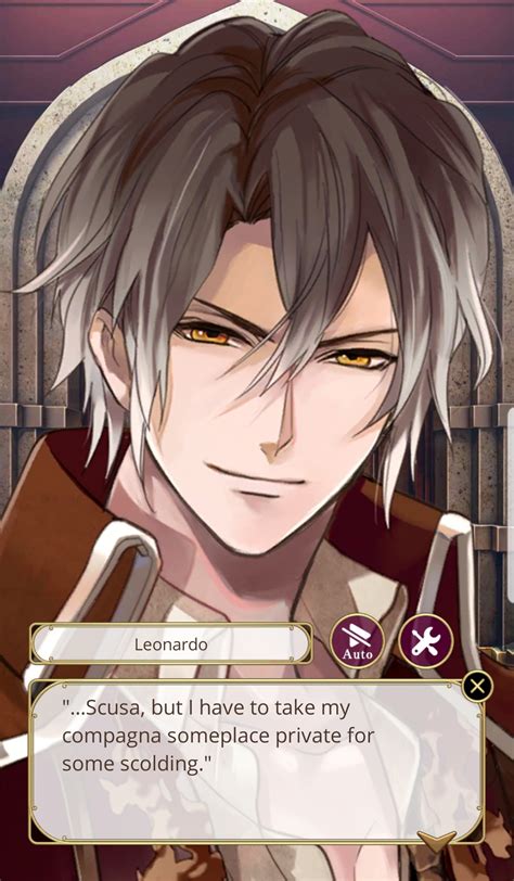 Leonardo Da Vinci | Character Review | Ikémen Vampire | Sweet & Spicy | Otome Game Reviews