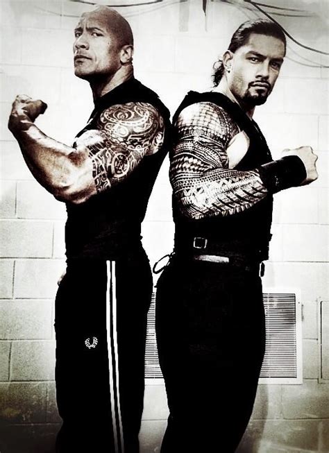 The Rock and Roman Reigns show off their tattoos : r/SquaredCircle