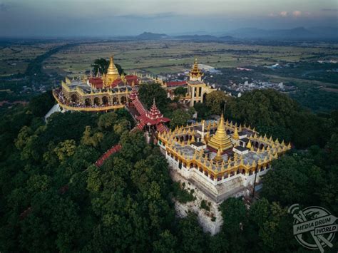 Spectacular Images Of Buddhist Temples From Above Showing The ...