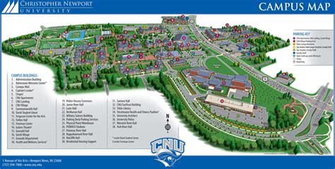 Lodging and Campus Map - CNU Alpha Phi Reunion 2012