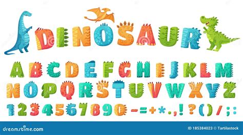 Dinosaur Font Stock Illustrations – 4,204 Dinosaur Font Stock Illustrations, Vectors & Clipart ...