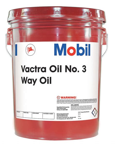 MOBIL Way Oil, Container Size 5 gal, Pail, Base Formulation Mineral, SAE Grade 40, ISO Grade 150 ...