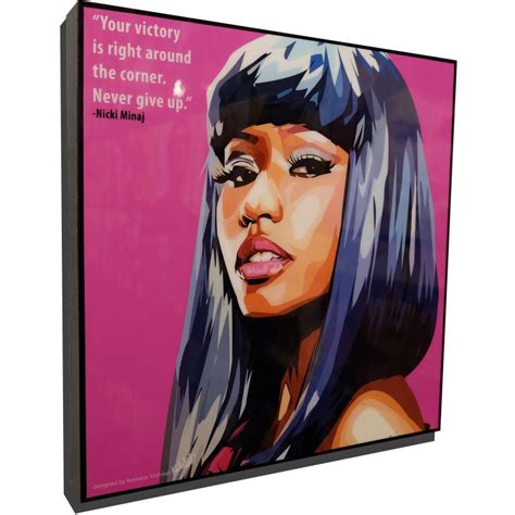 Nicki Minaj Poster Pop Art "Your victory"