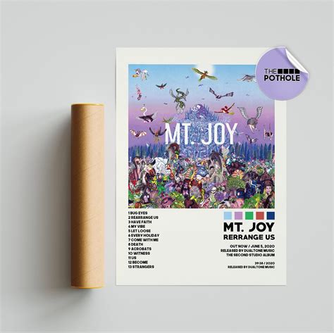 Mt. Joy Posters, Mt. Joy Poster, Mt. Joy, Rearrange Us, Album Cover ...