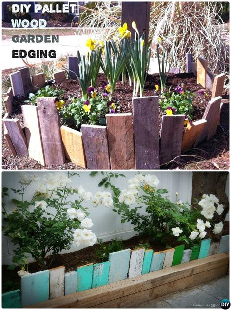 Creative Garden Bed Edging Ideas Projects Instructions