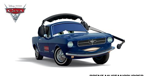 Cars 2 Brent Mustangburger (voice of Brent Musburger) ~ Aparte de Disney