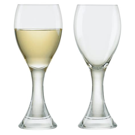 Set of 2 Manhattan White Wine Glasses - The DRH Collection