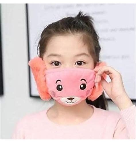 Number of Layers: 2 kids mask with earpuff at Rs 35/piece in Delhi | ID ...