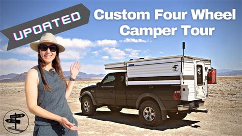 UPDATE: Our Custom Four Wheel Popup Camper Tour + 4x4 Ford Ranger - YouTube