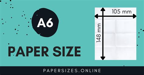 A6 Paper Size And Dimensions - Paper Sizes Online