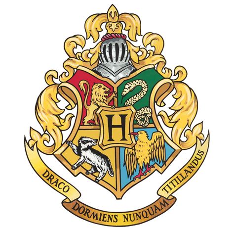 Harry Potter House Crests Simple