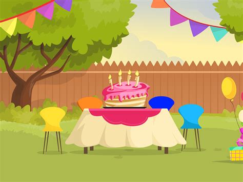 Cartoon Party Background by Cartoons.co on Dribbble