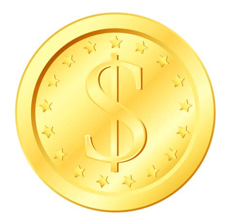 Dollar Game Gold Coin PNG Image | PNG All