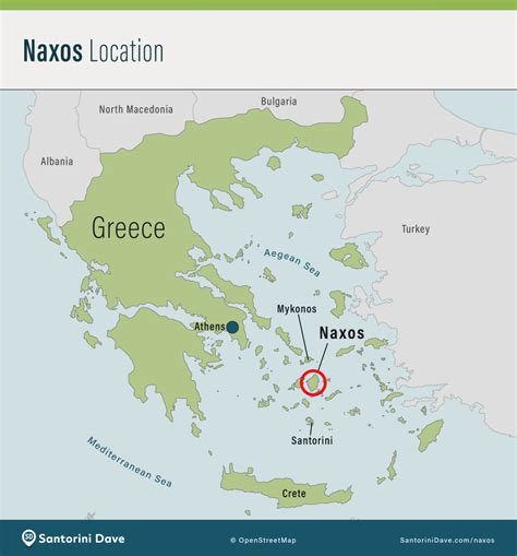 Naxos Tourist Maps - Beaches, Attractions, Towns, Airport & Ferry Port