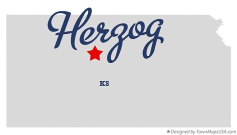 Map of Herzog, KS, Kansas