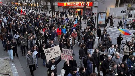 Paris police, protesters clash continues over Emmanuel Macron’s pension ...