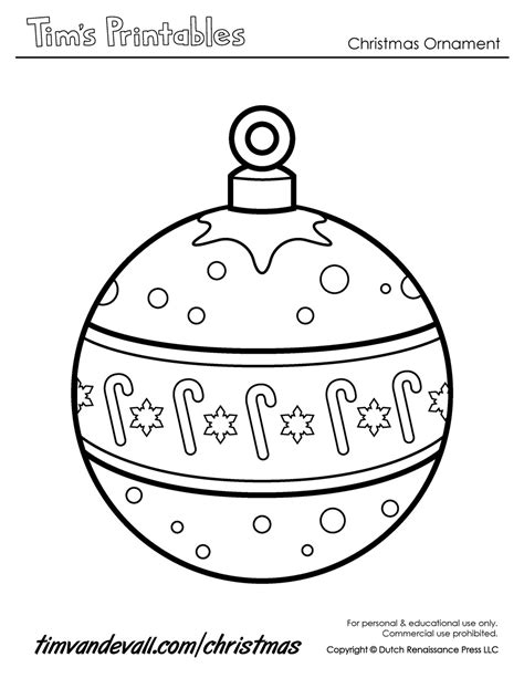 Printable Christmas Ornament