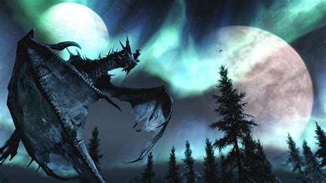 Skyrim Dragon Wallpapers Hd