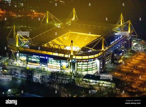 aerial photo of Signal Iduna Park Dortmund, Westfalenstadion, BVB ...