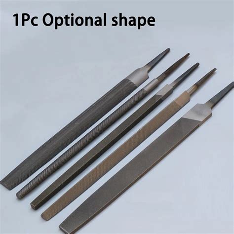 6-Inch-150mm-Steel-Files-Without-Handle-Round-Half-round-Triangular-Square-Flat-Cut-Design-Metal ...