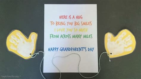 Grandparents’ Day Craft and Poem – shop.simplehomeblessings.com