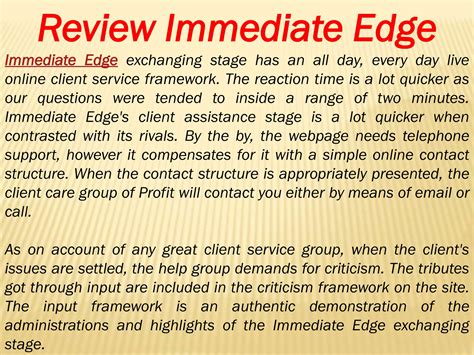 Review Immediate Edge - Immediate Edge - Page 1 - 5 | Flip PDF Online ...