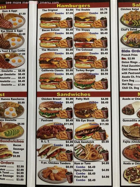 Menu at Yellow Basket fast food, Victorville