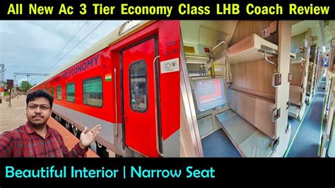 3rd AC Economy Coach Inside View | Luxury Interior Design | 3ac Economy coach of Indian Railway ...