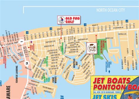 Printable Map Of Ocean City Md Boardwalk - Printable Maps