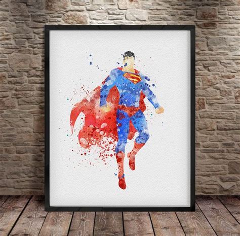 Superman print, Superman poster, Superhero print, superhero superman ...