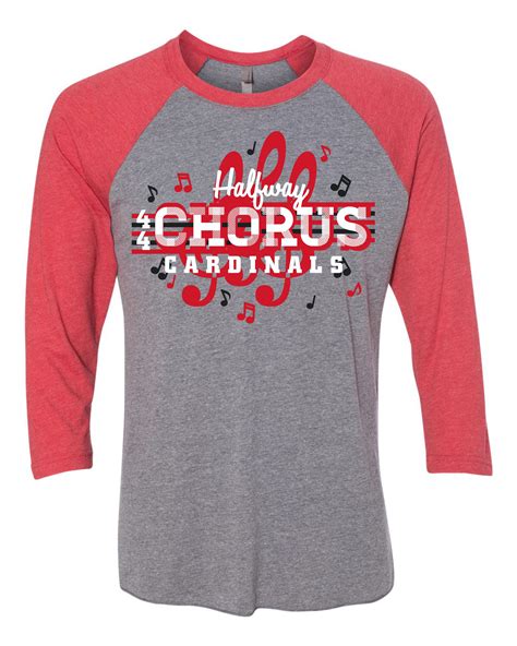 Halfway Cardinal's Choir Shirts | Unique t shirt design, Choir shirts, Shirt designs