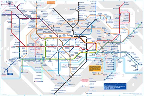 Zone 6 London Underground Map