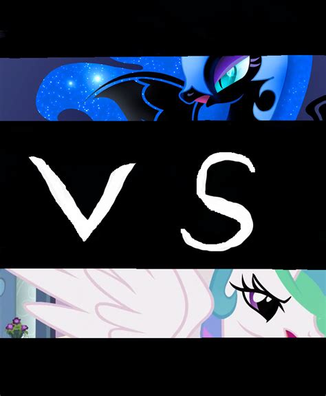 Princess Celestia VS Nightmare Moon by flameshadow2276 on DeviantArt