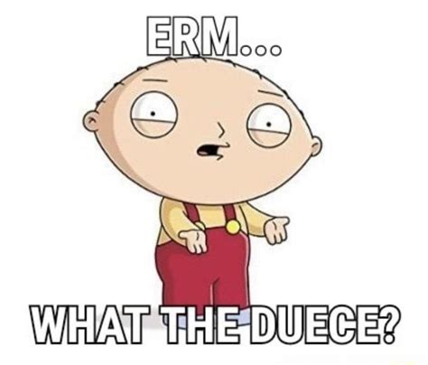 Stewie Griffin What the Deuce | Erm... What the Deuce | Know Your Meme