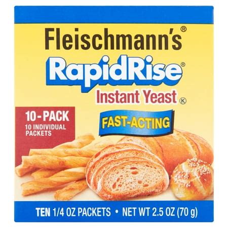 Fleischmanns, Rapid Rise Yeast, 2.5 Oz - Walmart.com