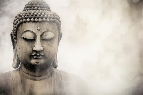 Premium AI Image | Buddhism Indian religion of peace god Buddha in the ...